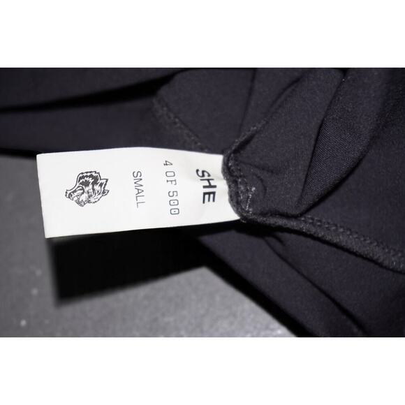 WOLVES Club Flame Sleeve Crop Top – Small – Black & Charcoal Gray – Limited - Picture 5 of 8